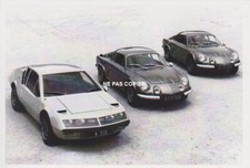 RARE carte postale -  RENAULT ALPINE A110 ET A310 - 10x15cm