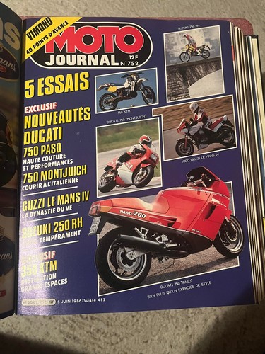 Moto journal 752 - moto, revue