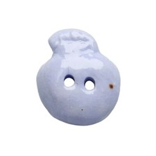 Feve Ancienne Artisanale Pierre Casenove Pomme Bleue 15mm 1980