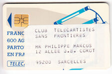 VARIETE TELECARTE LOGO .. 50U Te46 SO3 REPIQUAGE AUT. CLUB TELECARTE 95  C.?€
