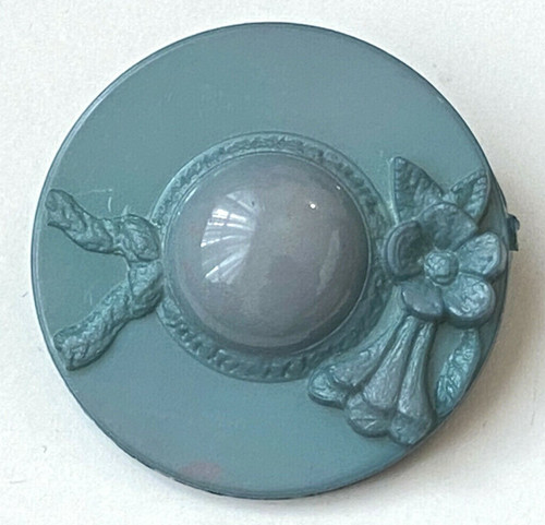 Broche vintage plastique