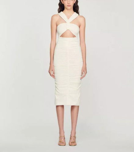 Sandro women ecru knit - sandro,