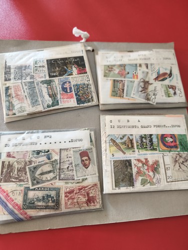 Lot ancien timbres - , de