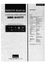 Service Manuel D'Instructions pour Sansui AU-517, AU-717