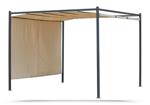 Gazebo pergola itaca acier - gazebo,