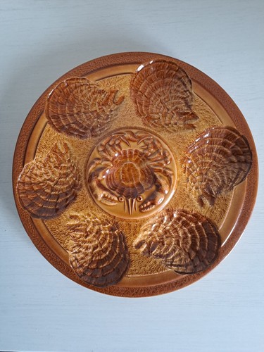 Lot assiettes huîtres - 3, à