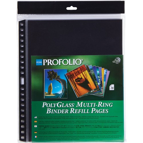 Itoya profolio polyglass pages - itoya,