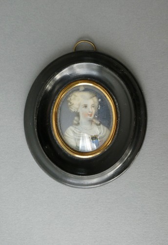 Miniature huile portrait de - miniature,,