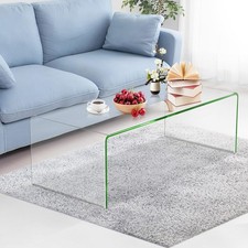 Table basse transparente en