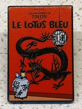 TINTIN par Hergé - PIN: Le Lotus Bleu - 20mm x 30mm - NEUF et SCELLE !
