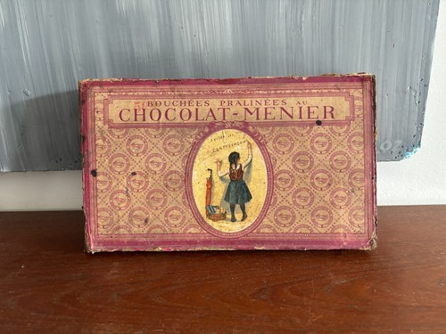 Ancienne boite publicitaire - boite,