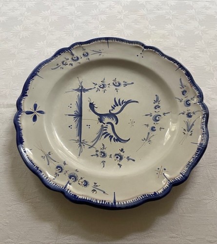 Moustiers assiette en - moustiers.,