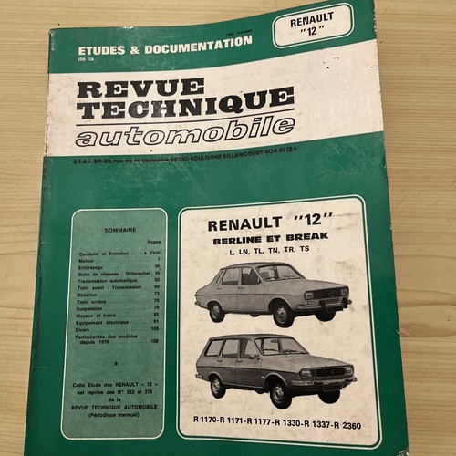 Revue technique renault l - technique,