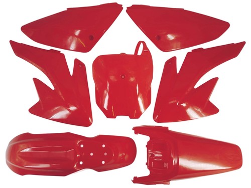 Kit plastiques rouge crf70 - plastiques,