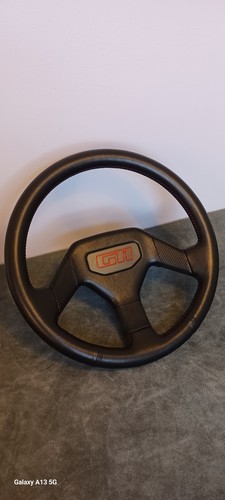 Volant noir cuir neuf - , 205