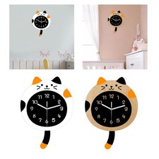 Horloge murale chat élégante