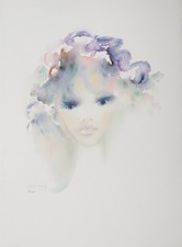 Shan MERRY :  Future mariée, LITHOGRAPHIE Originale, signée, 350ex