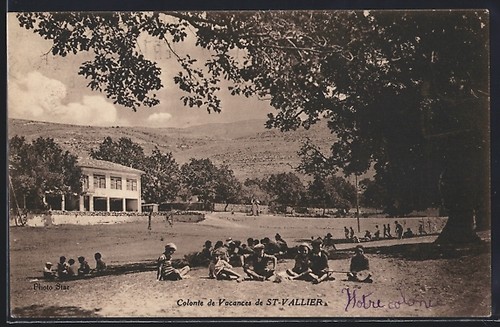 Cpa saint vallier colonie - saint-vallier,, de