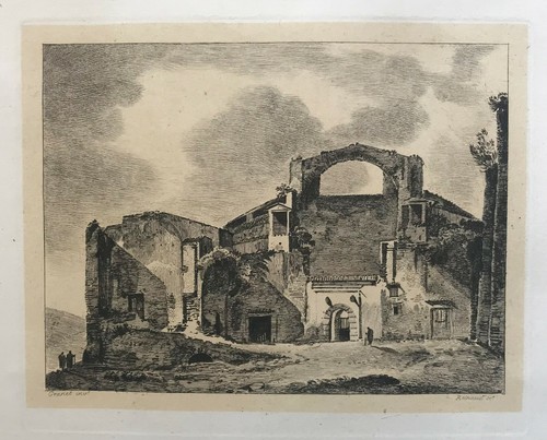 Ruines romaines dessin de - ruines, romaines.