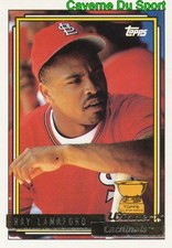 292 RAY LANKFORD CARDINALS TOPPS GOLD WINNER BASEBALL CARD 1992