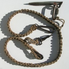 BAUDRIER ARTISANAL 1930- 40 ESCALADE MONTAGNE HARNESS CLIMBING MOUNTAINERING