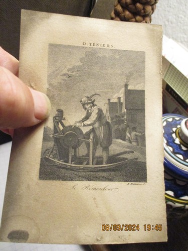 Ancienne petite gravure - gravure, le
