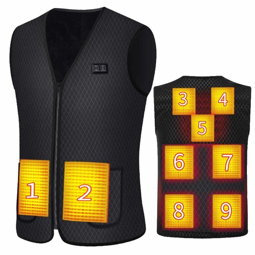 Gilet chauffant hommes femmes