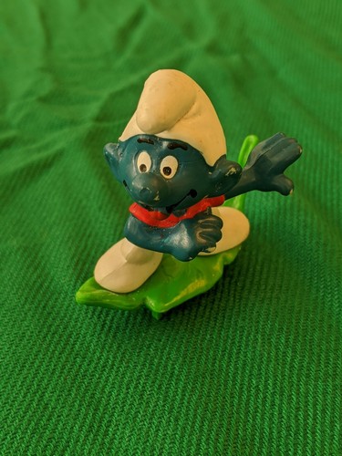Vintage smurf figure with - figure,