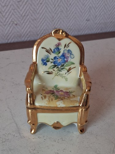 Trône boite bijoux fleurie - trône/boite,
