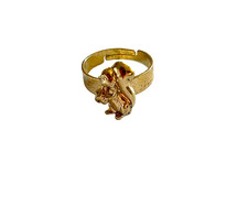 BAGUE FANTAISIE ECUREUIL DOREE