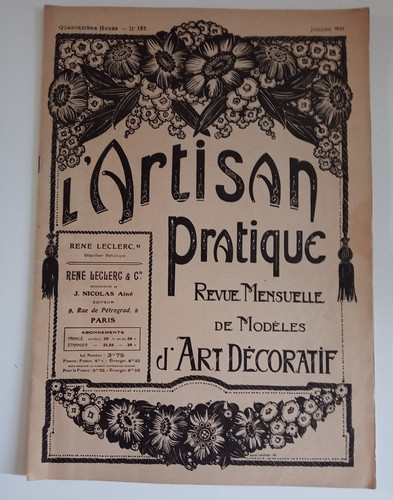 Revue artisan pratique - revue, d'art