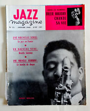 JAZZ  MAGAZINE 55 jan 1960 S. Rollins S. Grappelly O. Coleman Billie Holiday
