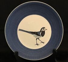 Marcel GUILLOT - SUPERBE ASSIETTE -  SÉRIE OISEAU - BERGERONNETTE GRISE  2