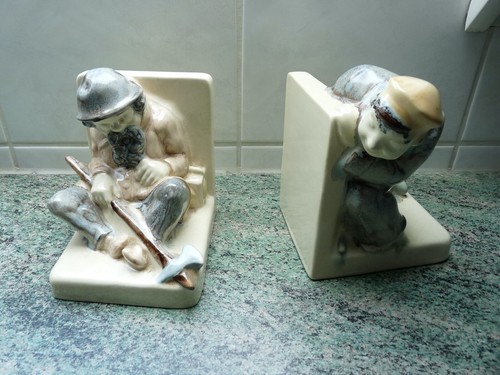 Rare serre livres sculptures - rare,