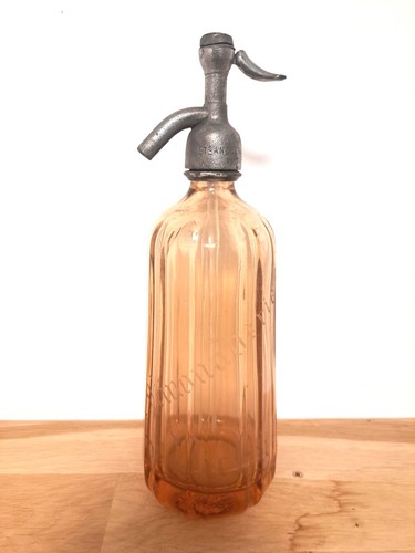 Ancien siphon pyramidal - , rose