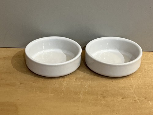 Lot ramequins blanc - de, 2