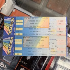 Very Nice Pink Floyd Concert Tickets (Pair) Sep. 30, 1987