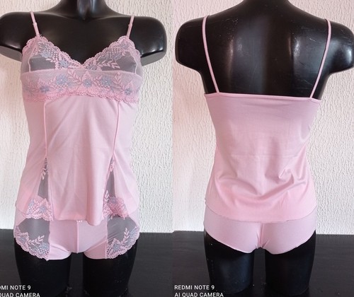 Lingerie femme top rose avec - lingerie,