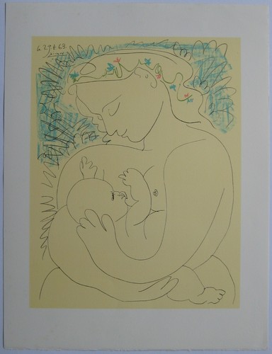 Picasso pablo lithographie sur - picasso,