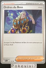 Carte Pokemon ORDRES DU BOSS 172/193 Rare EV2 (NON HOLO) PAL FR NEUF