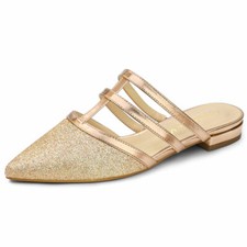 Allegra K Femmes Mules Plates