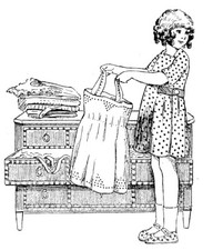 PATRON POUR LA POUPEE BLEUETTE  - Combinaison-jupon (596)