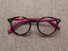 🌼 Monture/ Lunette de Vue Rond Pantos Marron et Rose- Ray Ban