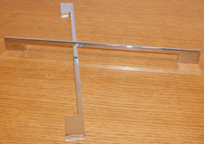 LOT 2 poignée LONGUE de placard MOBILIER meuble TIROIR de CUISINE en METAL PLEIN