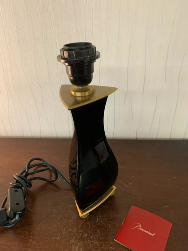 Pied lampe noir cristal - de,