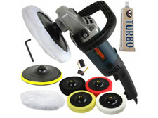 Ponceuse polisseuse pour voiture 2950 W + 4 éponges + pâte forte