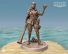 Pistolet Offizierin Miniature Pirate Artilleur Figurine pour Ttrpg's Wie D&d 5e