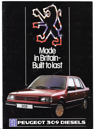Peugeot 309 diesel 1986 1987 - 309,