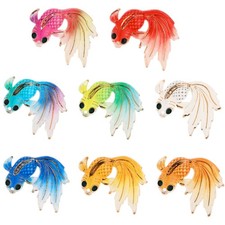  15 Pcs Aquarium Accessoires Figurine Décor D'aquarium De Poissons Rouges