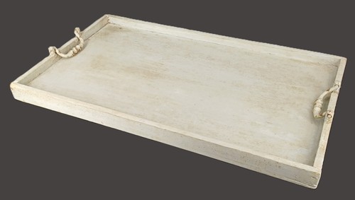 Plateau ancien bois peint - bois,